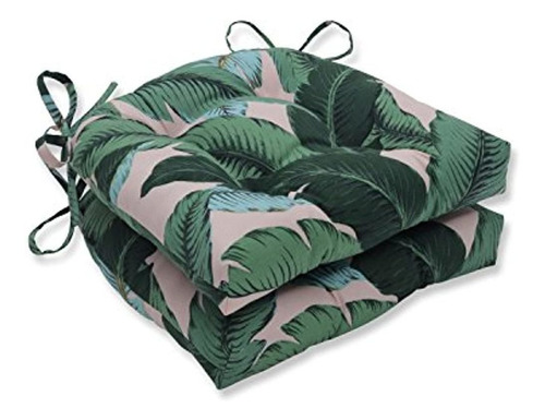 Pillow Perfect Outdoor/indoor Swaying Palms Capri Green/pink