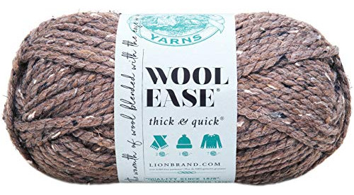 Hilo Grueso Y Rápido Lion Brand Wool Ease (paquete De 3) Bar