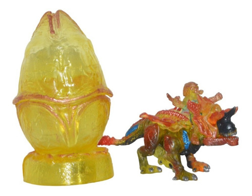 Figura De Accion Huevo Triceratops Dino Alien