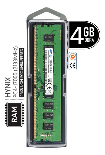 4gb Ddr4 2133mhz Dual Rank 1.2v 288-pin Desktop Memory