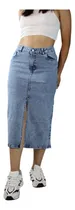Comprar Falda Jean Larga Marca Jiva Jeans