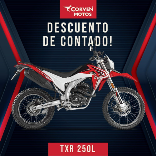 Imagen 1 de 17 de Corven Txr 250 L Descuento Contado - Unicomoto Canning
