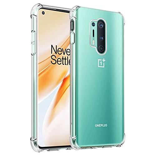 Funda Para Oneplus 8 Pro Transparente Tpu Blando-02