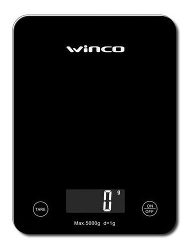 Balanza Digital De Cocina Winco W7501 5kg Visor Lcd