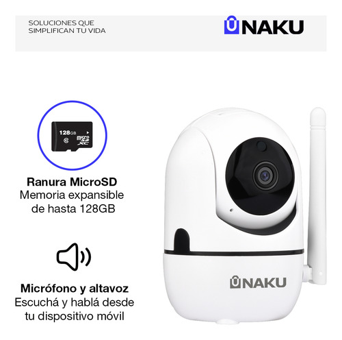 Cámara De Seguridad Baby Call Wifi Ip Naku Cv-004 Full Hd Motorizada Nocturna 2mp