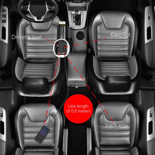 - Caja De Almacenamiento Con Hendidura For Asiento De Coche