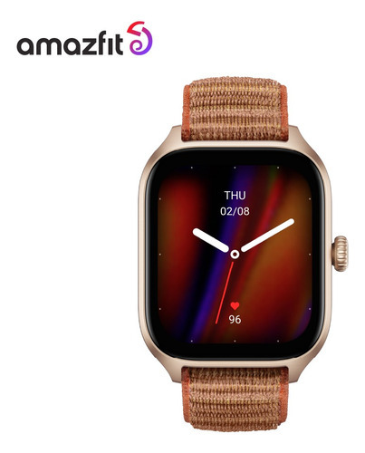 Smartwatch Amazfit Gts 4 Marrón Color De La Caja Blanco Color De La Malla Marrón Claro Color Del Bisel Marrón Claro