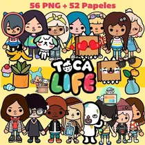 Comprar Kit Digital Toca Life Clipart Png + Papeles Digitales