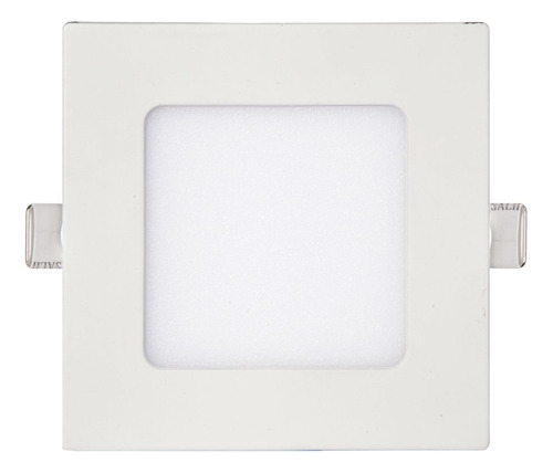 Plafon De Led Quadrado Kian Slim 12w Embutir Cor Branco Frio 6000k 110V/220V