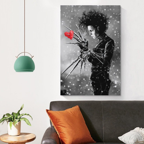 Edward Scissorhands Movie Classic Fantasy Canvas Art Poster