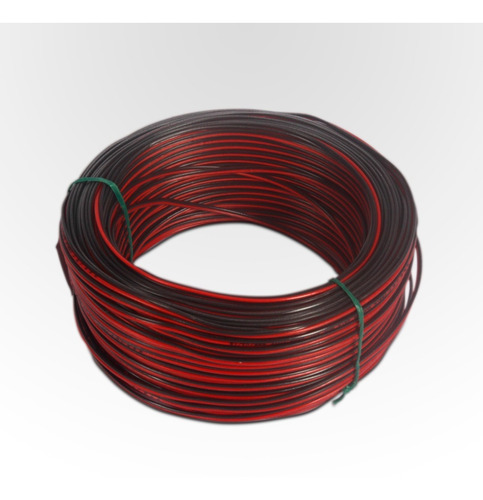 Cable Dúplex Polarizado 2x16 Rojo/negro Aleación X 100 Mts 
