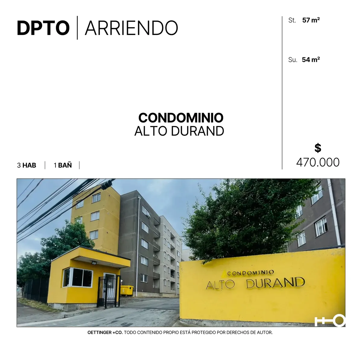 Departamento En Arriendo - Alto Durand
