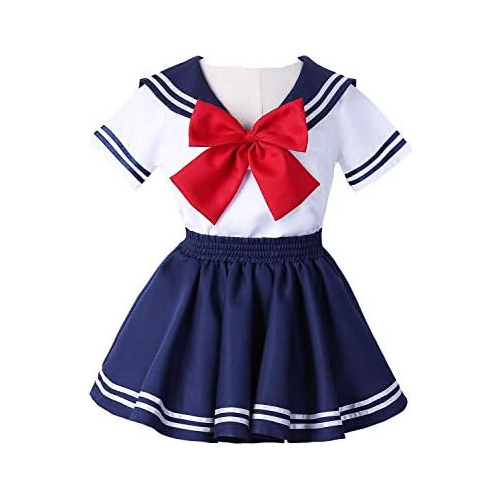 Disfraz De Niña Anime Uniforme Escolar Japonés, Disfr...