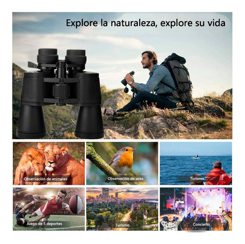 Binocular Vak 70x70 Zoom 10x Ahulados Protector Viaje