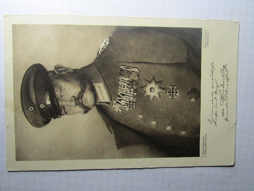 Ww1 Generalfeldmarschall Von Hindenburg Postal 1915 E10