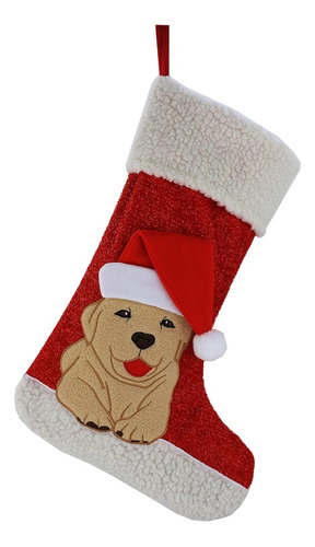 Calcetines De Navidad Bordados Para Perros Lindos De 20 PuLG