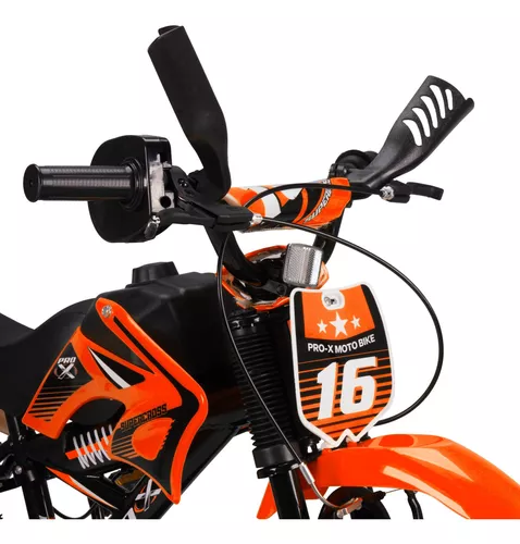 Bicicleta infantil moto cross 