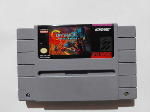 Contra 3 Alien Wars Original Super Nintendo Snes