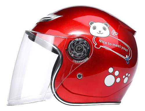 Breathable Cartoon Children's Motorcycle Helmet