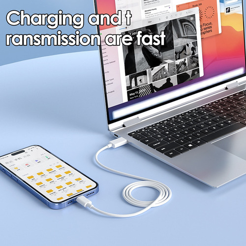 Cable De Carga Usb C De Alta Velocidad De 35 A, 2 M Extra La