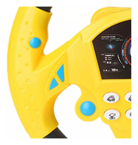 Niños Simulación Volante De Coche Sonido-luz