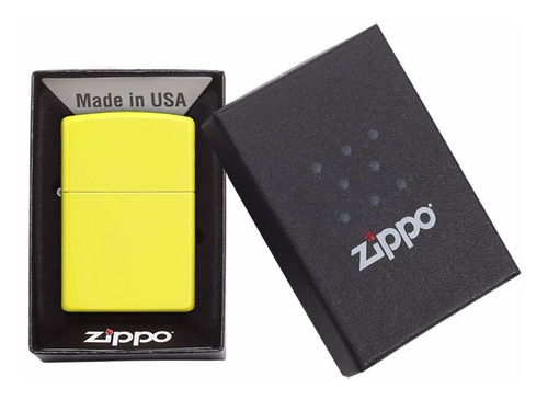 Encendedor Zippo Neon Amarillo