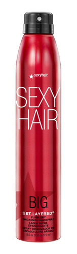 Sexyhair Big Get - Laca Para El Cabello Espesante En Capas, 