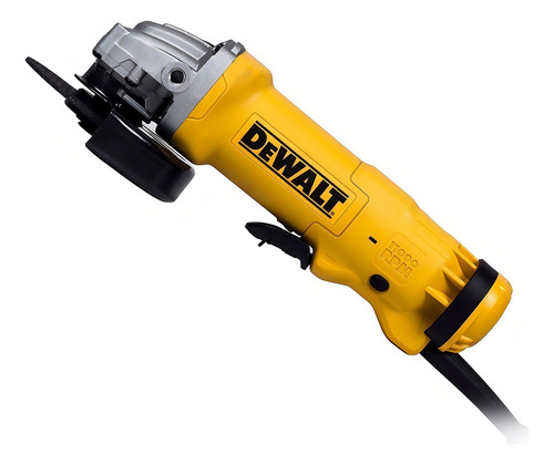Miniesmeriladora Angular Dewalt 4 1/2 11000rpm Color Amarillo Frecuencia 50 Hz/60 Hz