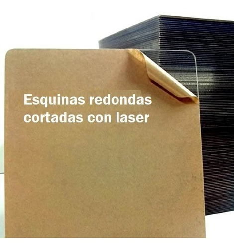Plancha Acrílico Esquinas Redondeadas 80 X60 X 0,4 Cm