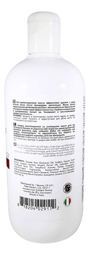 Aceite Eliminador Residuos Post Depilación Waxness Spa Argán