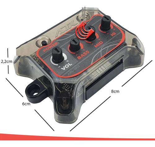 Player Caixa Bob Som Automotivo Bluetooth Zero Ruídos Ajk