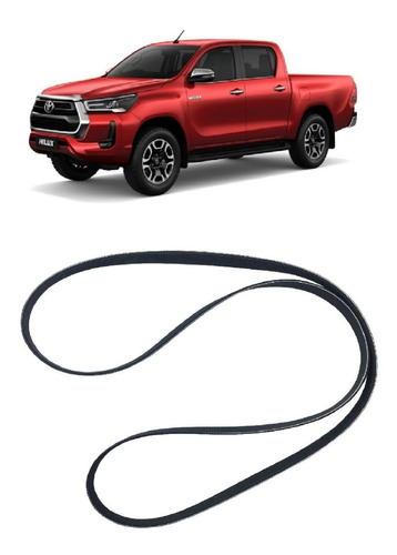 Correa De Accesorios O De Servicio Toyota Hilux 2.4 2016/...