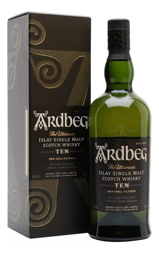 Ardbeg Core Range Single Malt 10 Anos escocês 700 mL