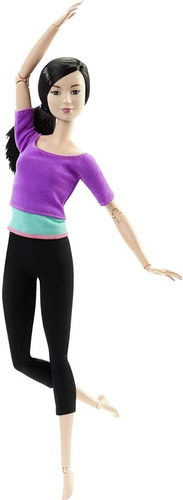 Barbie Hecha Para Mover Muñeca Purple