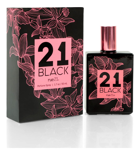 Rue 21 21 Black Eau De Parfum Perfume Spray Para Mujer - 1..