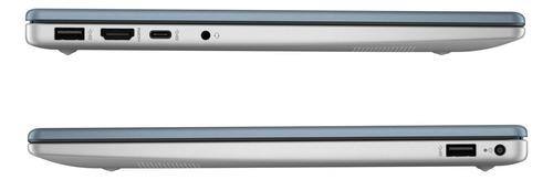 Imagen 4 de 4 de Notebook HP 14-em0001la azul 14", AMD Ryzen 3 7320U 8GB de RAM 256GB SSD, AMD Radeon 610M 1920x1080px Windows 11 Home