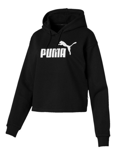 Blusa Cropped Puma Essentials Hoody Feminino 854685