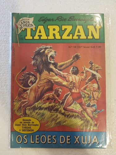Tarzan  Nº 18 - Lança De Prata   - 12ª Série - Ebal   