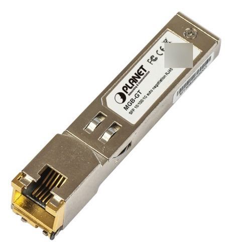 Modulo Convertidor Planet De Sfp A Ethernet 10/100/1000mbts.