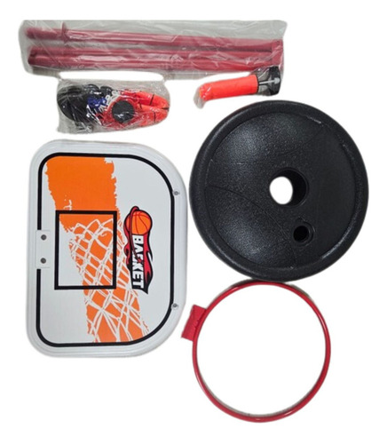 Cesta De Basquete Infantil Tabela Bola E Bomba Inflável Ar