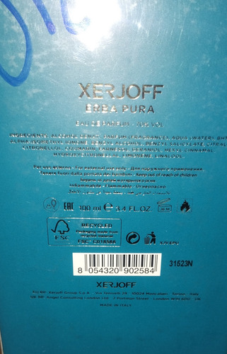 Xerjoff 100 Ml Erba Pura