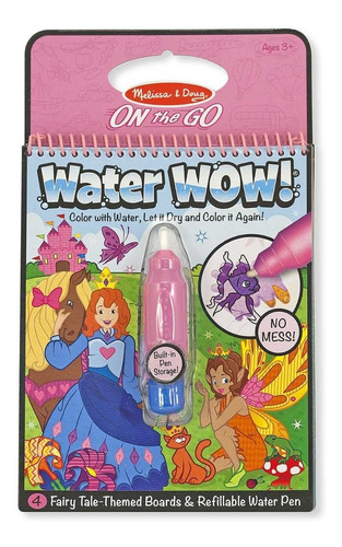 Pinta  Con Agua Princesas Water Wow Melissa And Doug