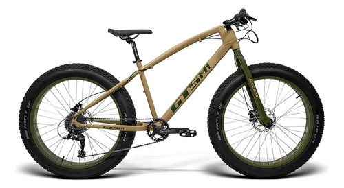 Bicicleta Fat Bike Aro 26 Freio Hidráulico 9v Gts Trail Cor Creme Tamanho Do Quadro 17