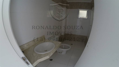 Imagem 9 de 30 de Praia Grande - Ocian - Linda Cobertura Duplex- 3 Dormitórios - 2 Salas - Salão De Festas - Vista Para O Mar - Rs60