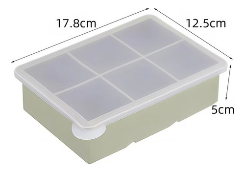 Molde De Cubitos De Hielo De Silicona Reutilizable De 3 Piez