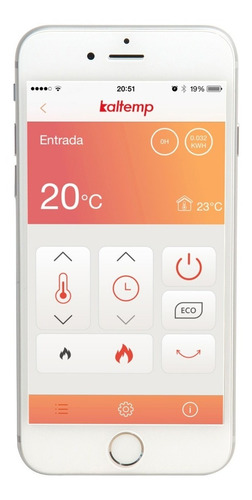 Calefactor Ptc Torre Wifi Kaltemp