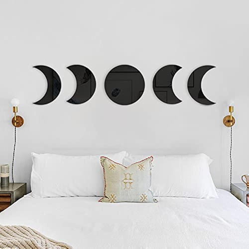 Rtmisa Moon Phases Juego De Espejos Decoración Bohemia Decor