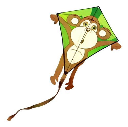 Vivid Monkey Bird Kite Con Herramientas Voladoras Juguetes