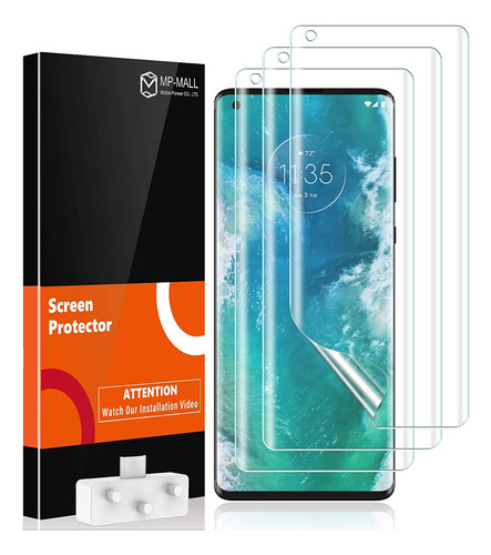 Mp-mall  3-pack  Protector De Pantalla Para Motorola Moto Ed