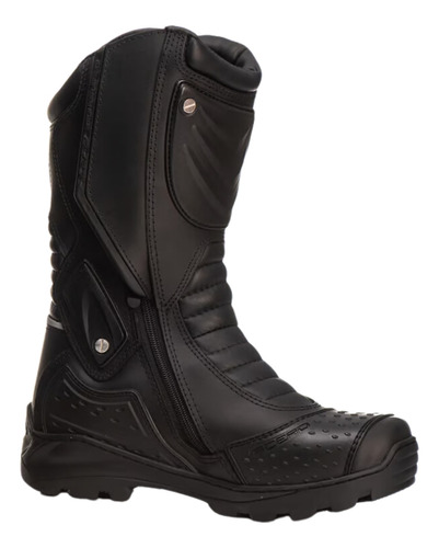 Bota Militar Acero Cuero Legitimo Botas Speed Motociclista 